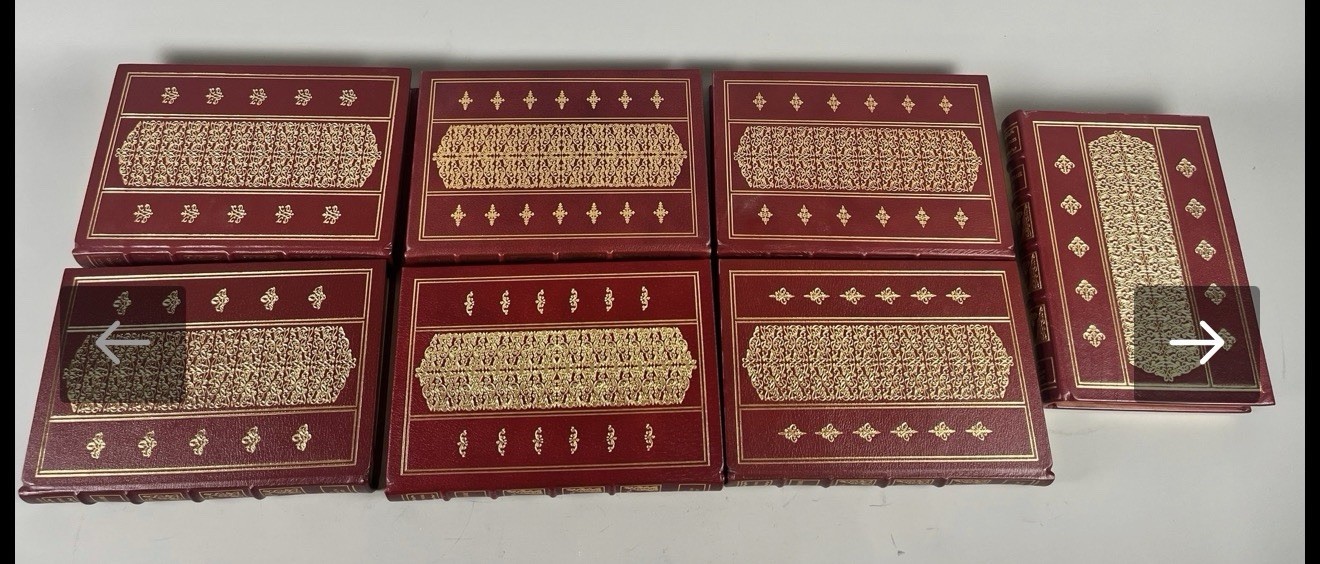 Franklin Library Shakespeare 7-Volume Leather-Bound Set – Like New