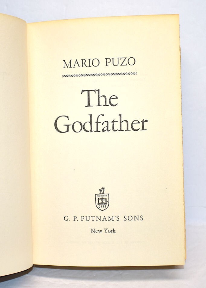 Godfather by Mario Puzo – 1969 Book Club Edition