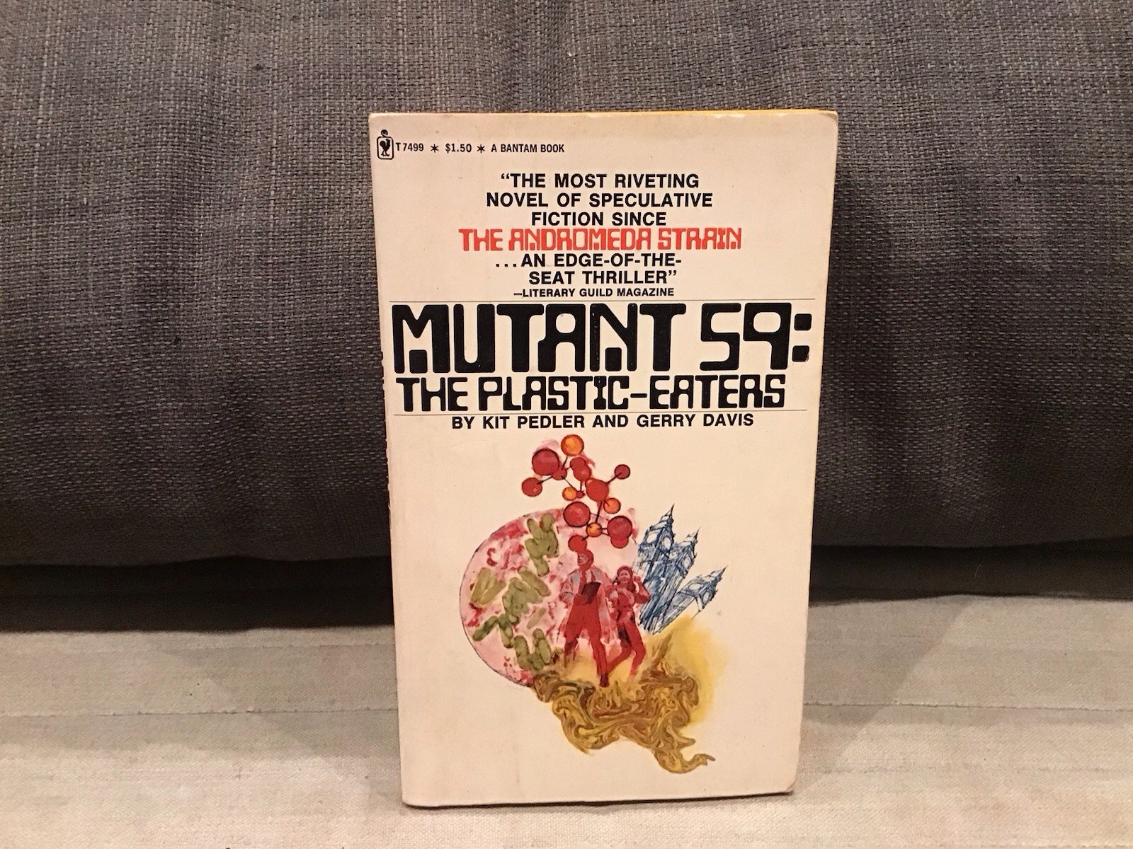 1978 Mass Market Paperback Mutant 59: The Plastic-Eaters by Kit Pedler G. Davis
