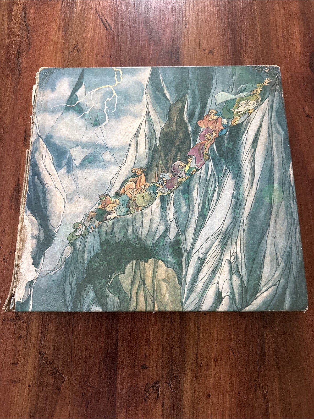 Vintage 1977 The Hobbit Or There And Back Again Illustrated HC Book Incomplete