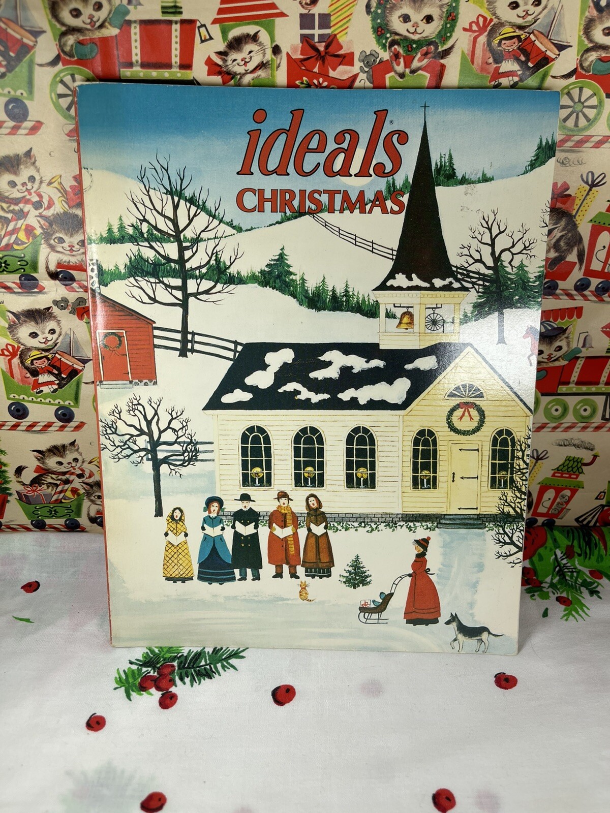 Vintage 1985 Ideals Christmas Book Softcover Volume 42 No 8 Nov Stories Songs