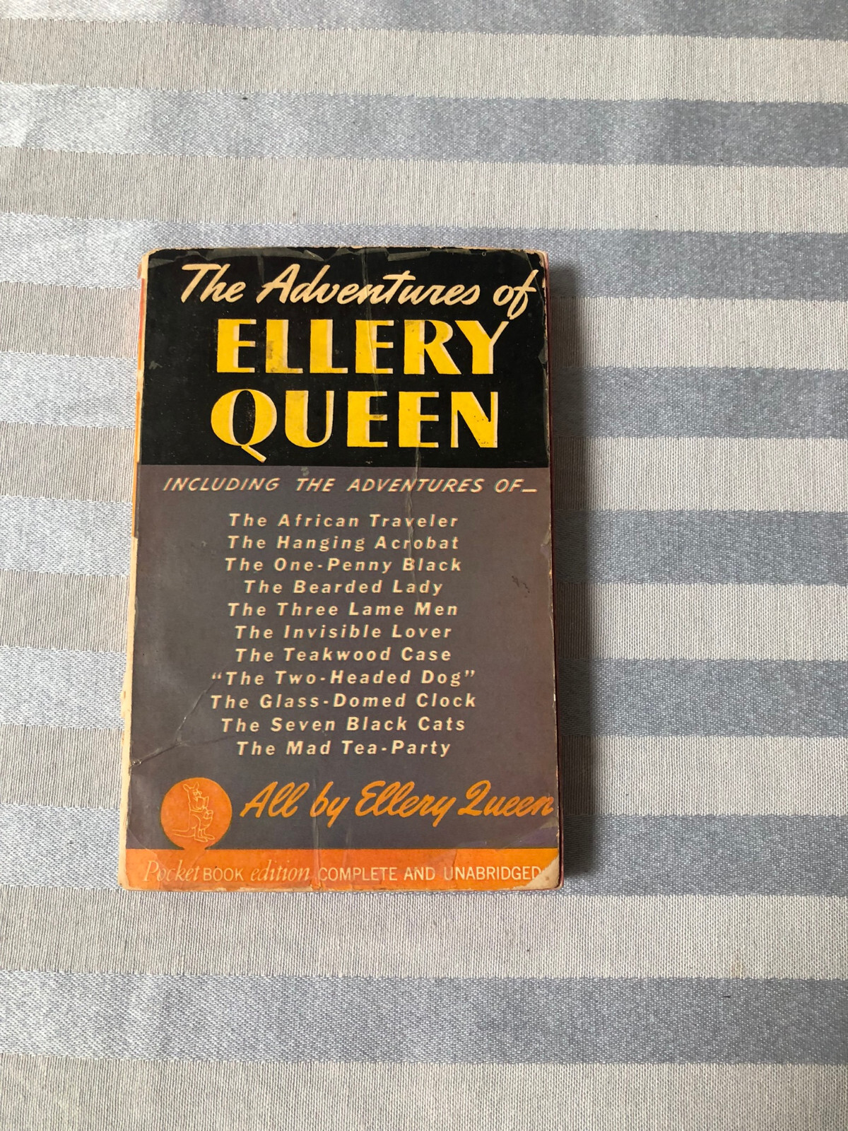 1941 Adventures of Ellery Queen Pocket Book #99 2nd Printing Mystery 311pg