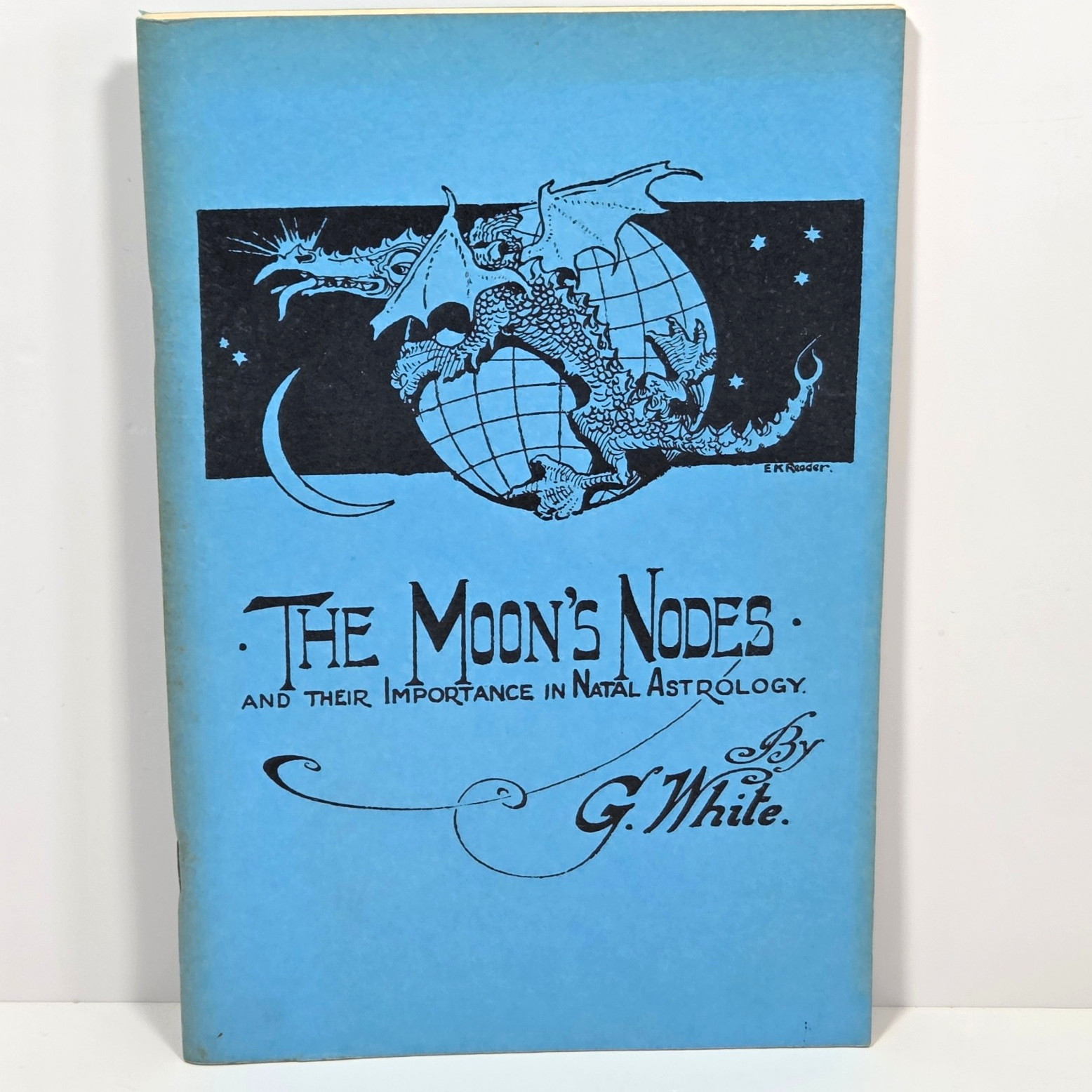 Vtg 1960s The Moons Nodes George White Early Samuel Weiser Ed Natal Astrology