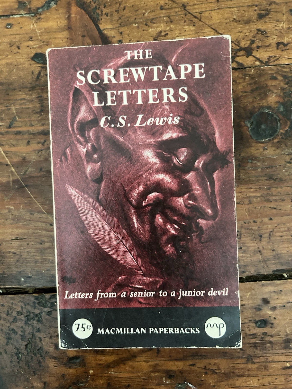 The Screwtape Letters by C.S. Lewis 1960 Vintage Paperback Classics