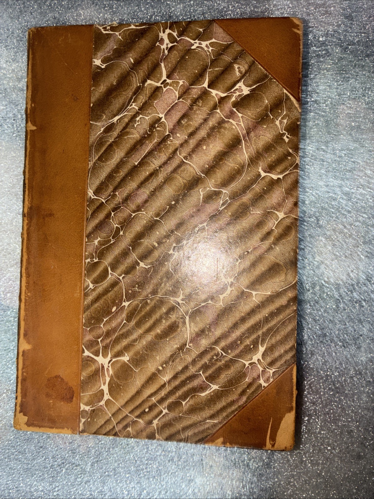 Deerslayer James F. Cooper Fine Binding Leather Marbled Leatherstocking book