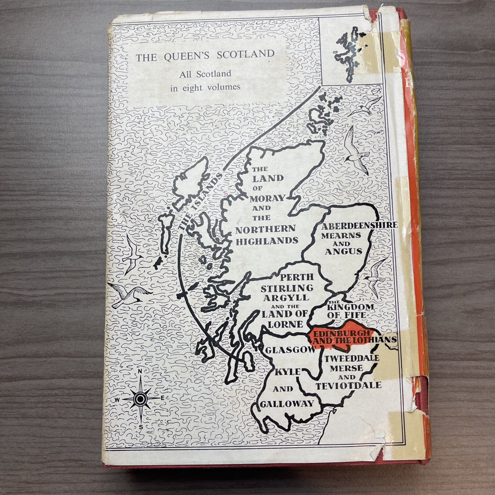 EDINBURGH AND THE LOTHIANS – 1952 – History – Legends – Vintage – Scotland