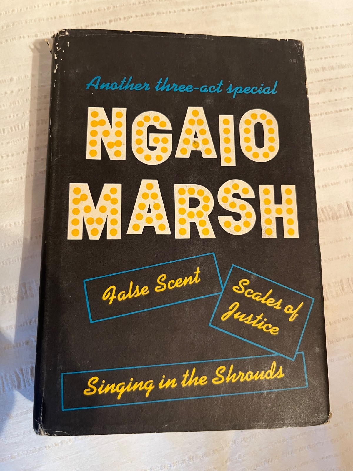 3 Mysteries Roderick Alleyn NGAIO MARSH False Scent /Scales of Justice /Shrouds