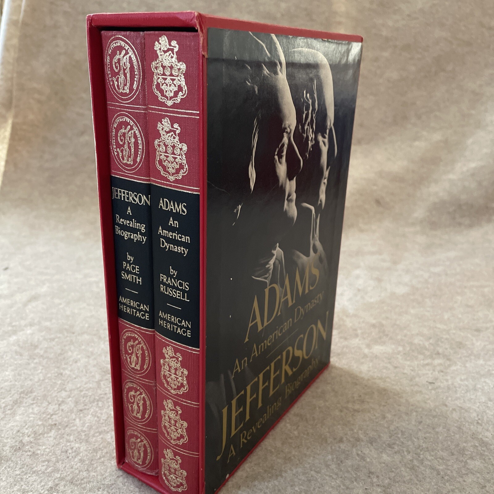 Heritage Press 2 vol boxed set Adams and Jefferson by Smith & Russell NrMINT ND