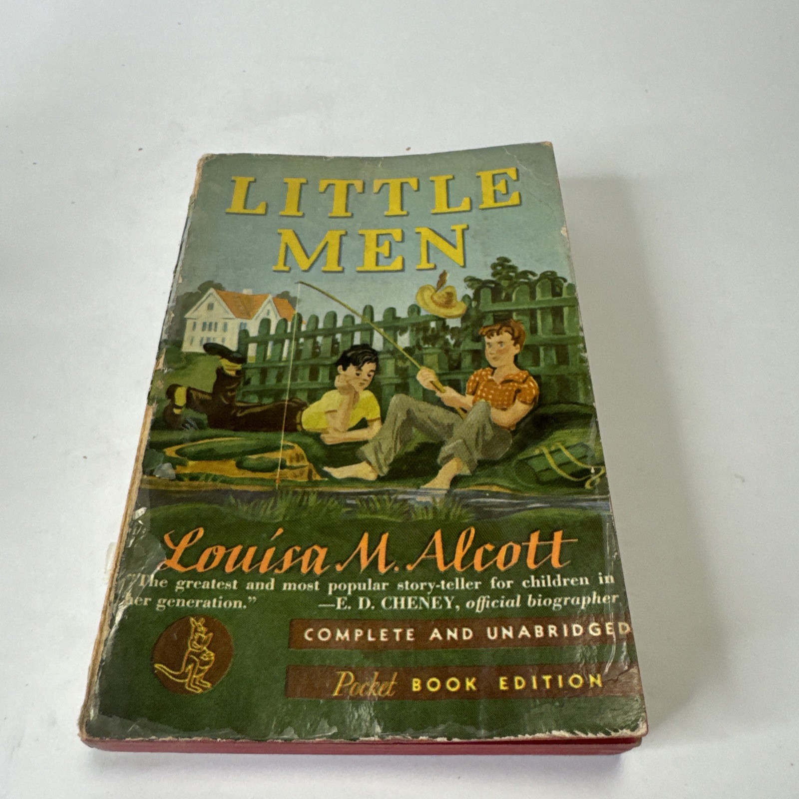Little Men by Louisa M. Alcott 1940 Pocket Book Edition #75 Vintage Paperback
