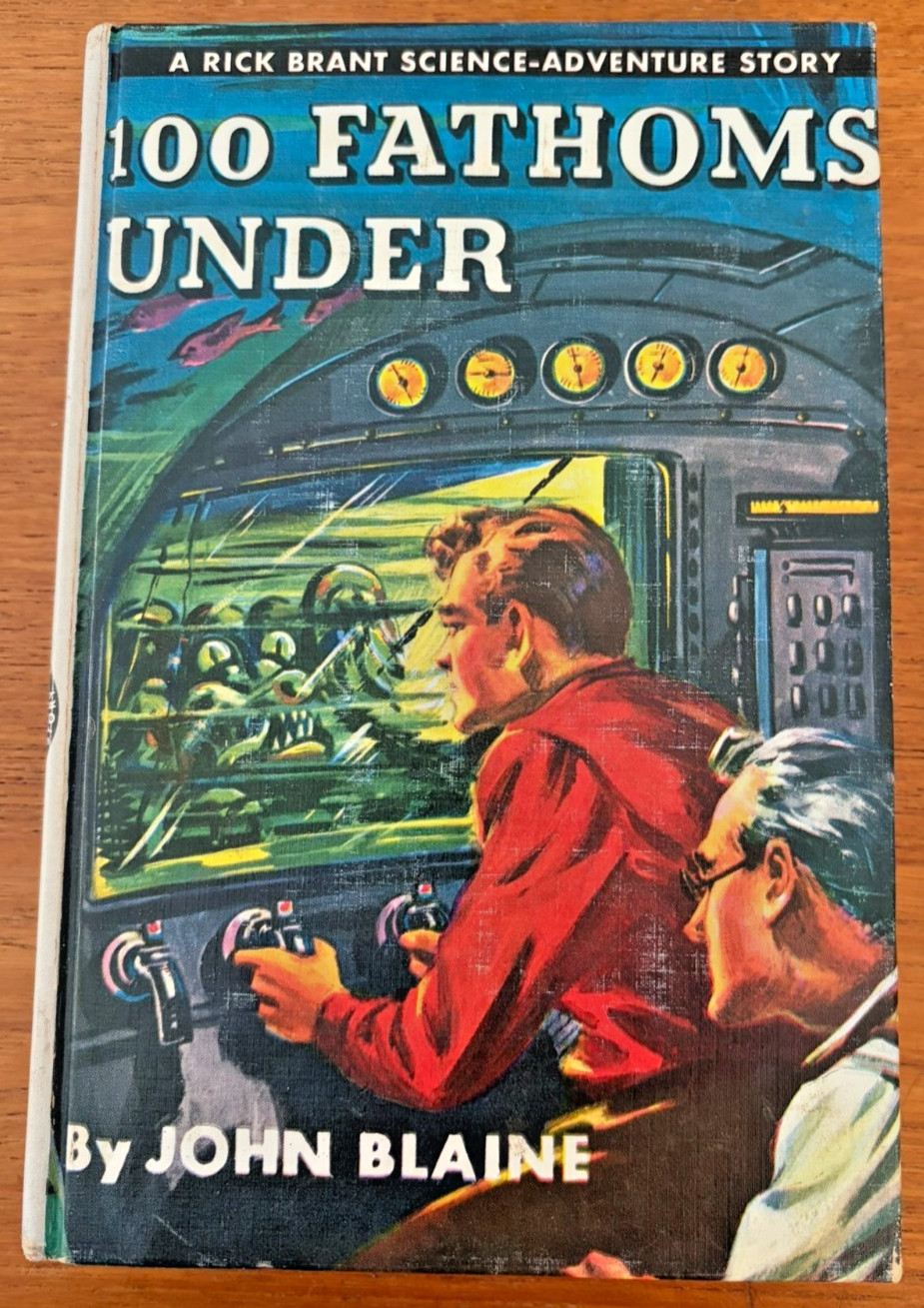 Ruby Ray Mystery – Veiled Raiders – 100 Fathoms Under – lot 3 Rick Brant books