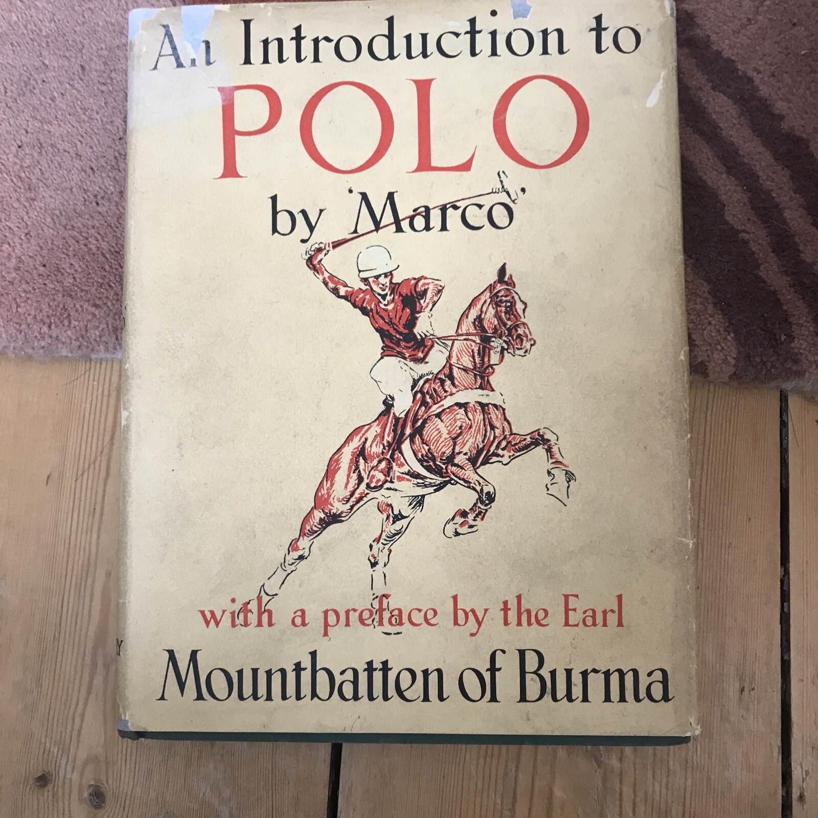 Introduction to Polo Marco Earl Louis Mountbatten of Burma 5th Edition 1965 HB