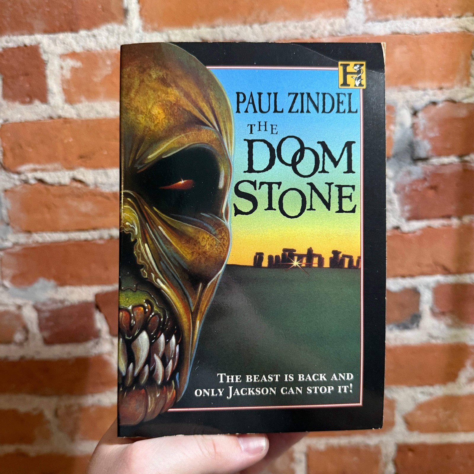 The Doom Stone – Paul Zindel – 1995 Harper Collins Trade Paperback