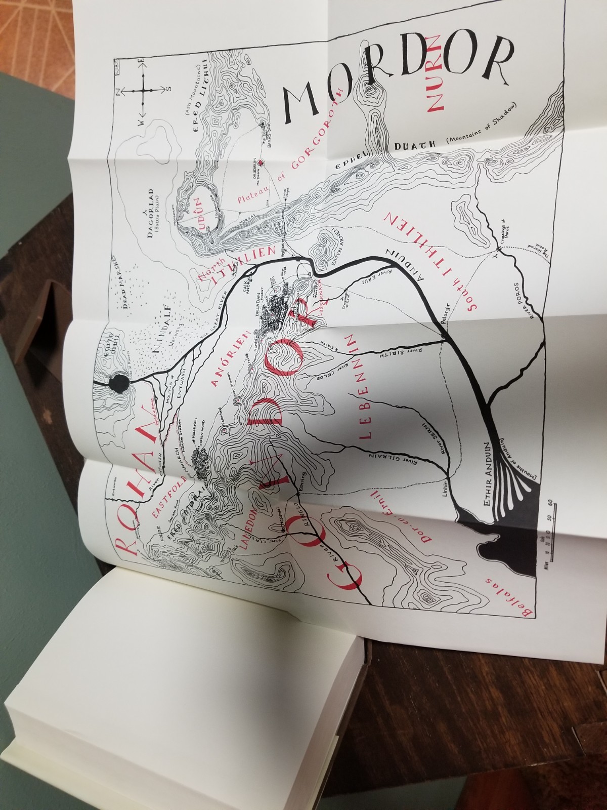 LOTR The Return Of The King by J.R.R Tolkien, 2nd American Edition HC DJ w/ map