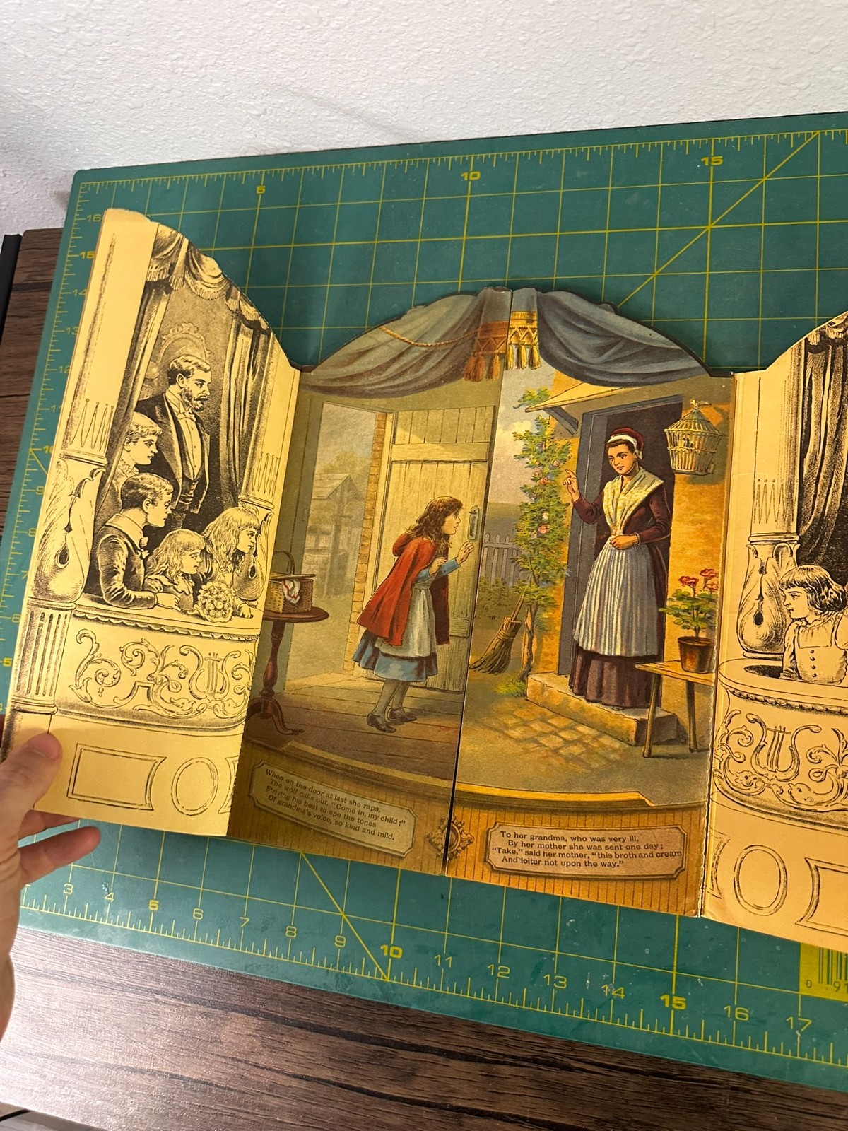 Red Riding Hood Theater Toy Book – Victorian Pop-Up Pantomime Rarity