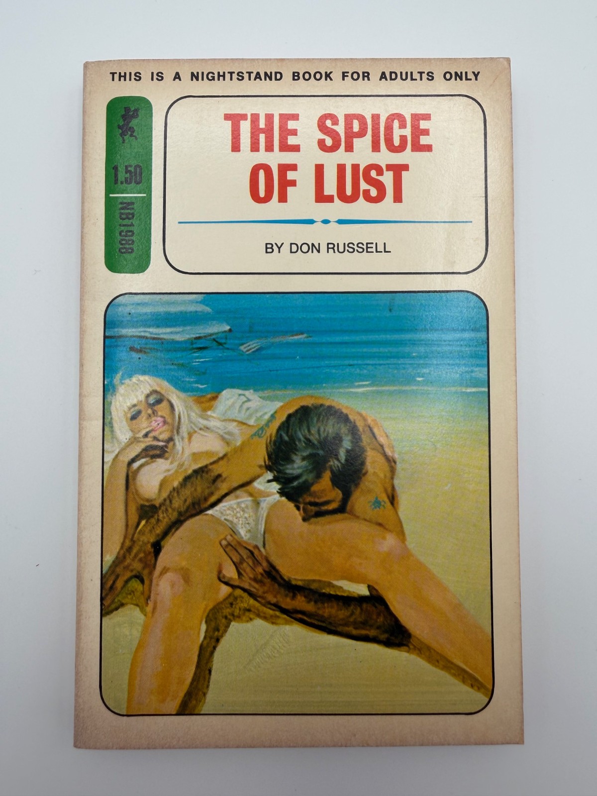 The Spice of Lust by Don Russell A Nightstand Book NB1988 1970 Sleaze Pulp
