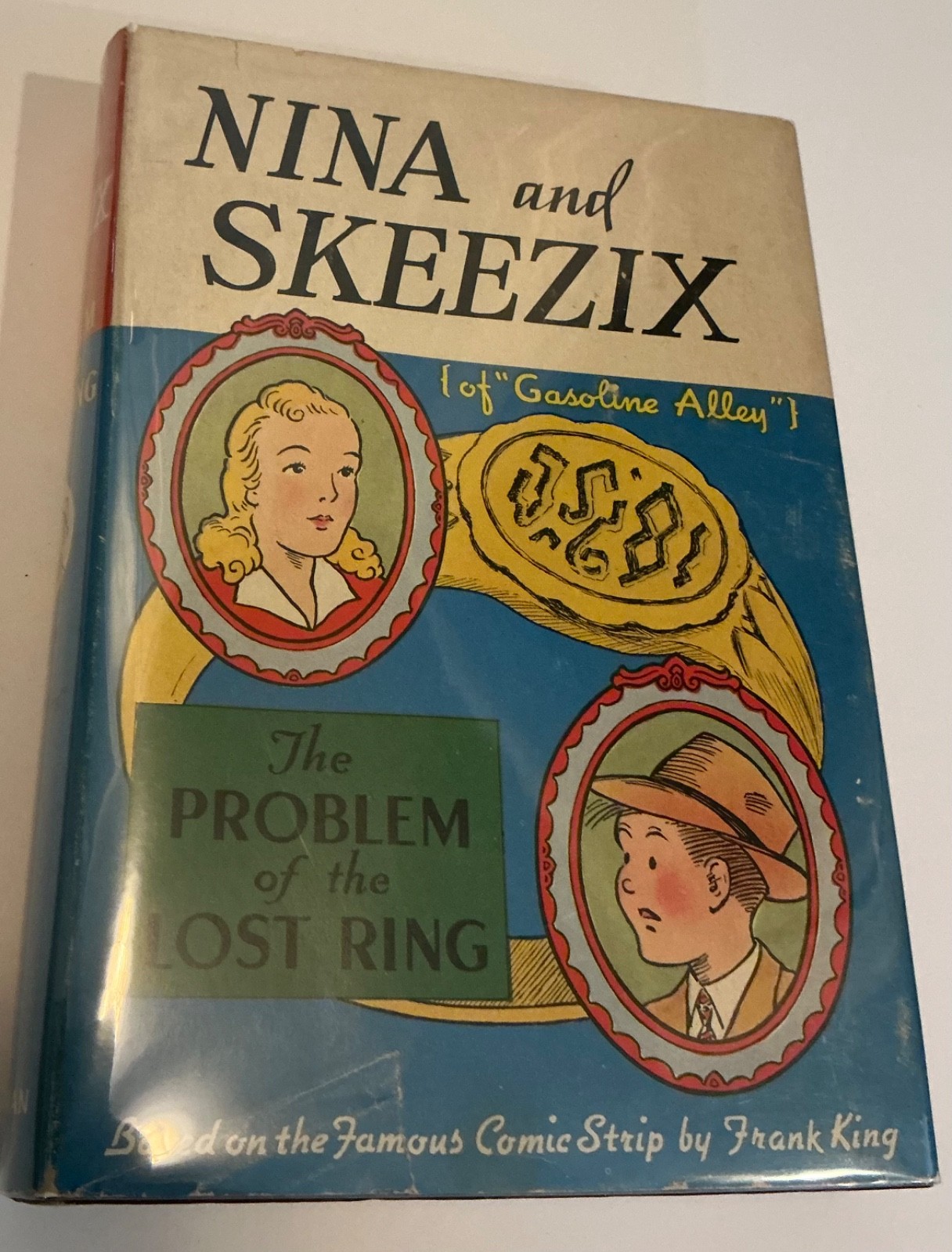 4 HC/DJ 1940 Comic Strip Books Smiling Jack, Brenda Starr, Boots, Nina & Skeezix