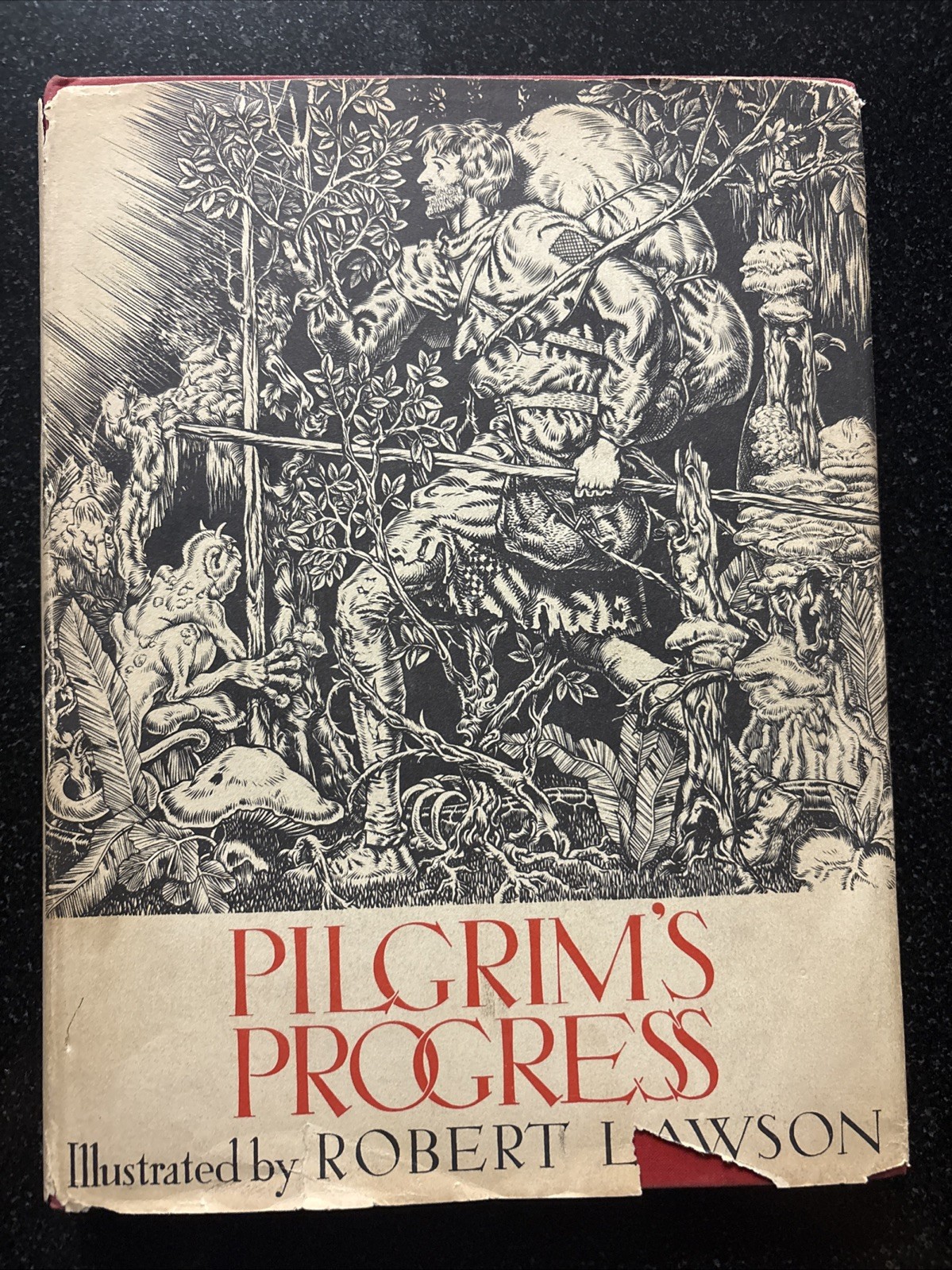 1939 Pilgrim’s Progress Robert Lawson Illus 1st Ed Very Good DJ