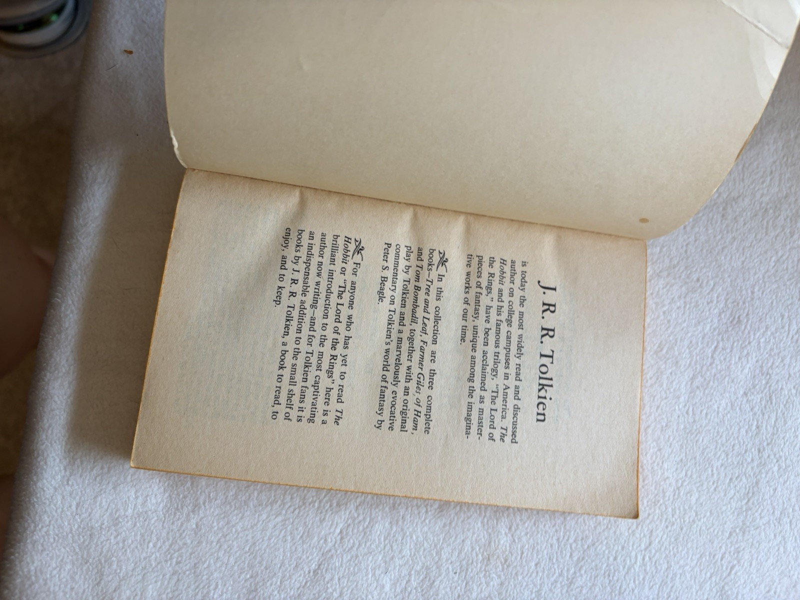 Lord of the Rings JRR Tolkien Ballantine Vintage Paperback Set of 6 Books