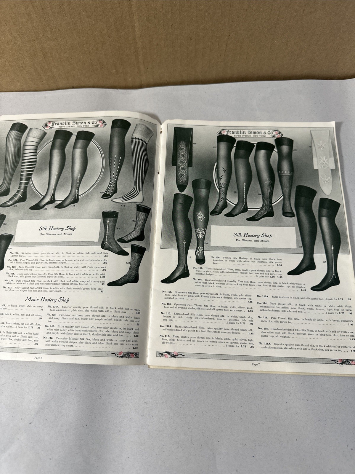 Franklin Simon & Co. Fifth Avenue Women’s Fashion Catalogue Antique 1910’s Rare