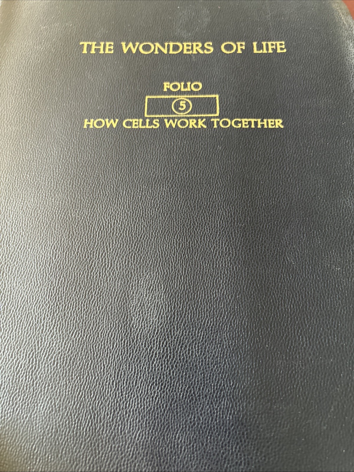 1-12 Micrograph 7401 w/slides Wonders of Life Folio The Cell spiral bound 1963