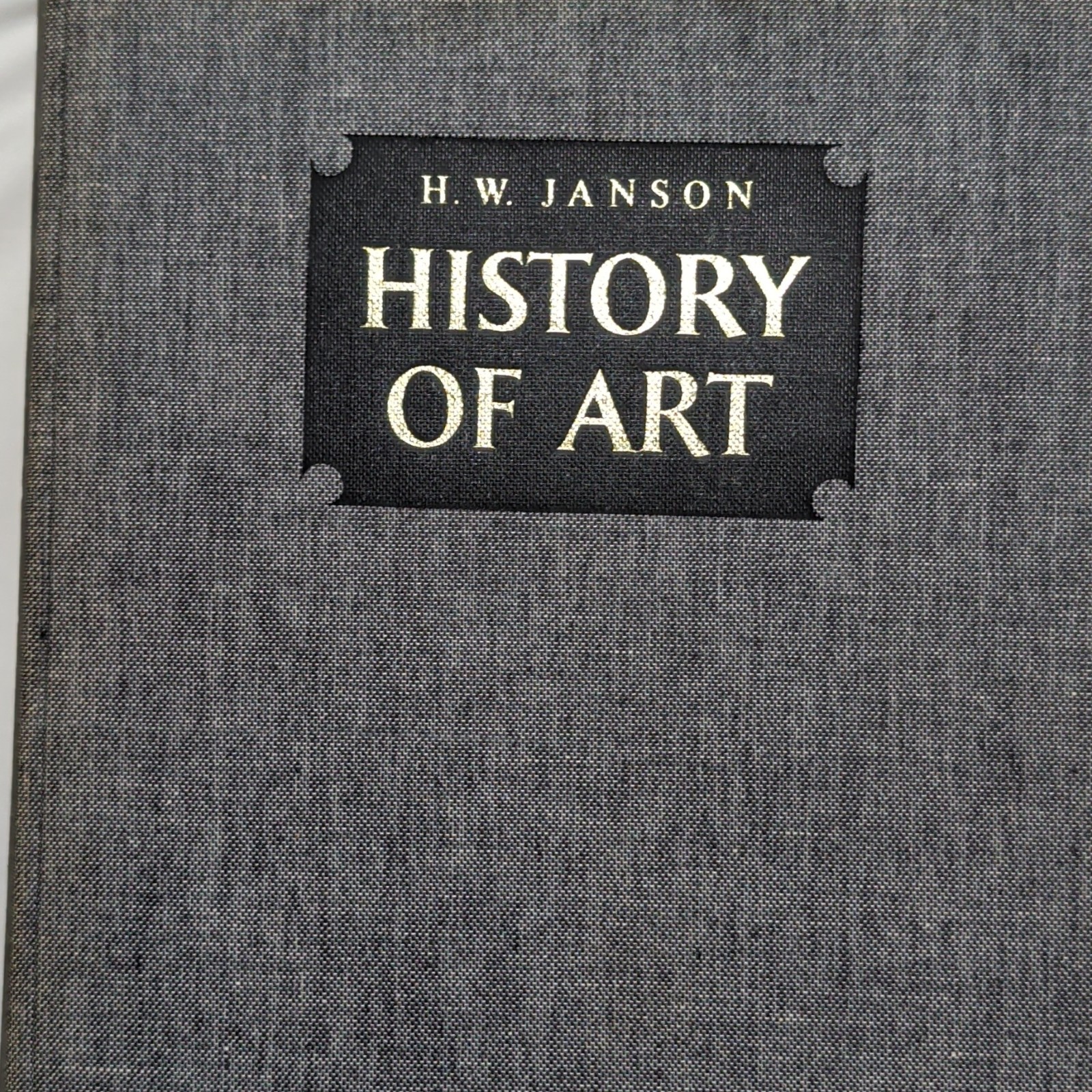 History of Art by H. W. Janson (Illustrated 1967 Cloth HC Reference Book 572 PG)