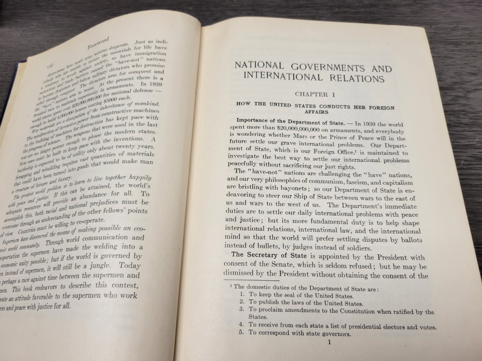 NATIONAL GOVERNMENTS AND INTERNATIONAL RELATIONS HB Frank Abbott Magruder VTG