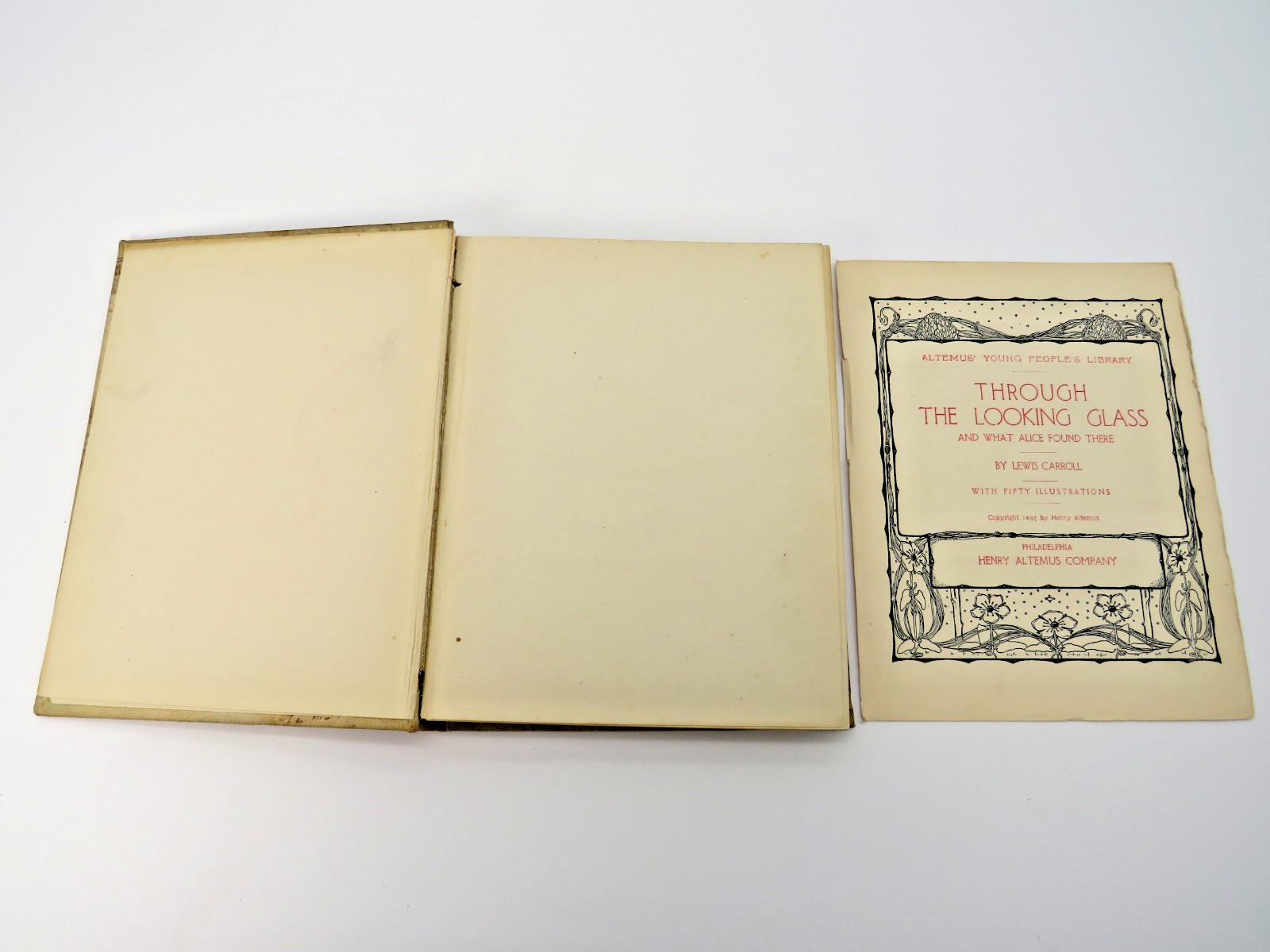 Through The Looking Glass Lewis Carroll 1897 Henry Altemus Alice In Wonderland