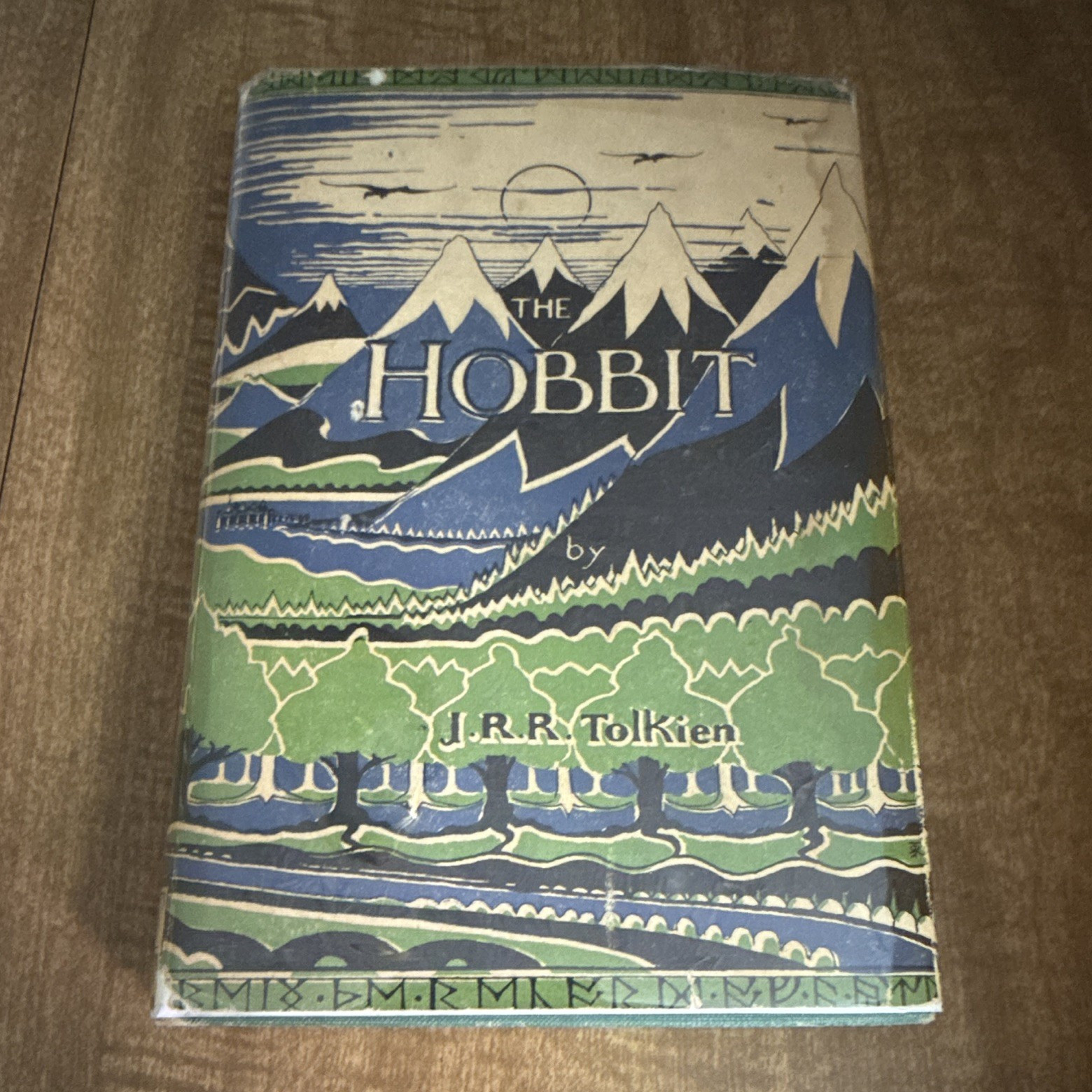 The Hobbit by J.R.R. Tolkien Houghton Mifflin 2nd Edition, 9th Impression. 1957