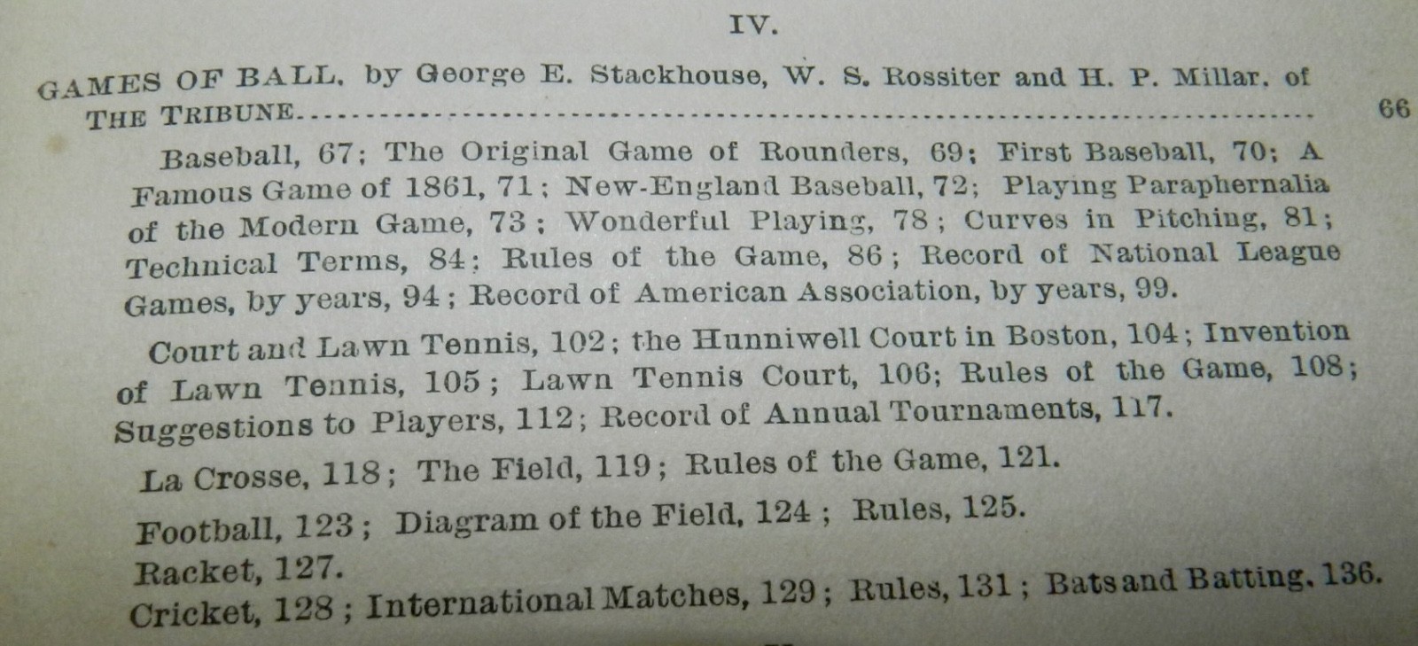 1887 OPEN-AIR SPORTS, Baseball, Football, Basketball, Fishing, etc