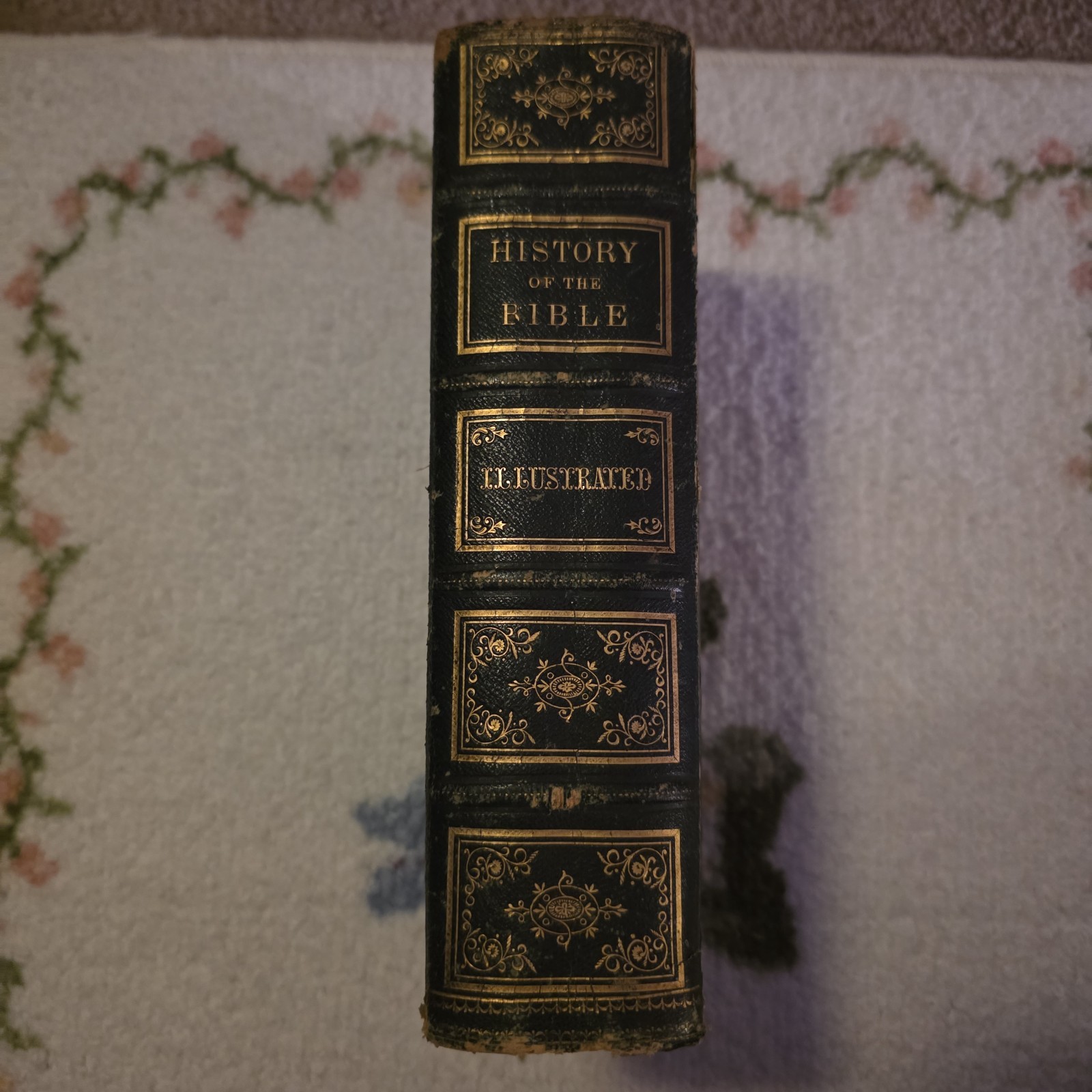 Illustrated History of the Bible by John Kitto & Alvan Bond 1868 Vintage HC