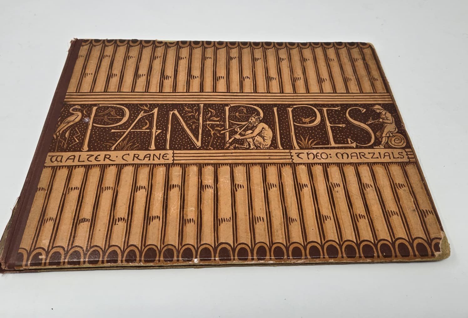 1883 Antique Pan-Pipes A Book of Old Songs Walter Crane Theo Marzials – 1st ed.