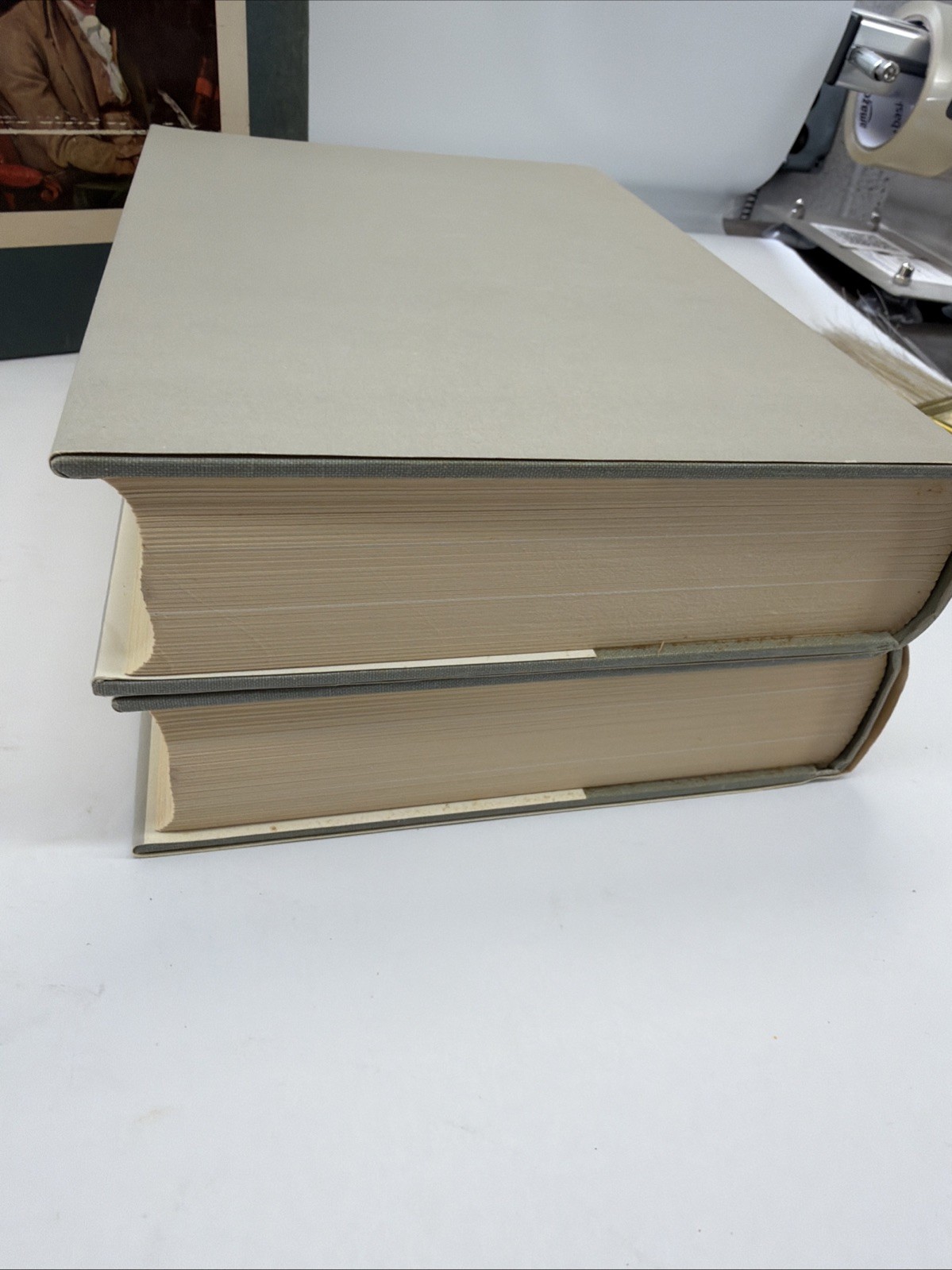 John Adams Boxed Set by Page Smith First Edition Hardcover Dust Jacket 2 Books