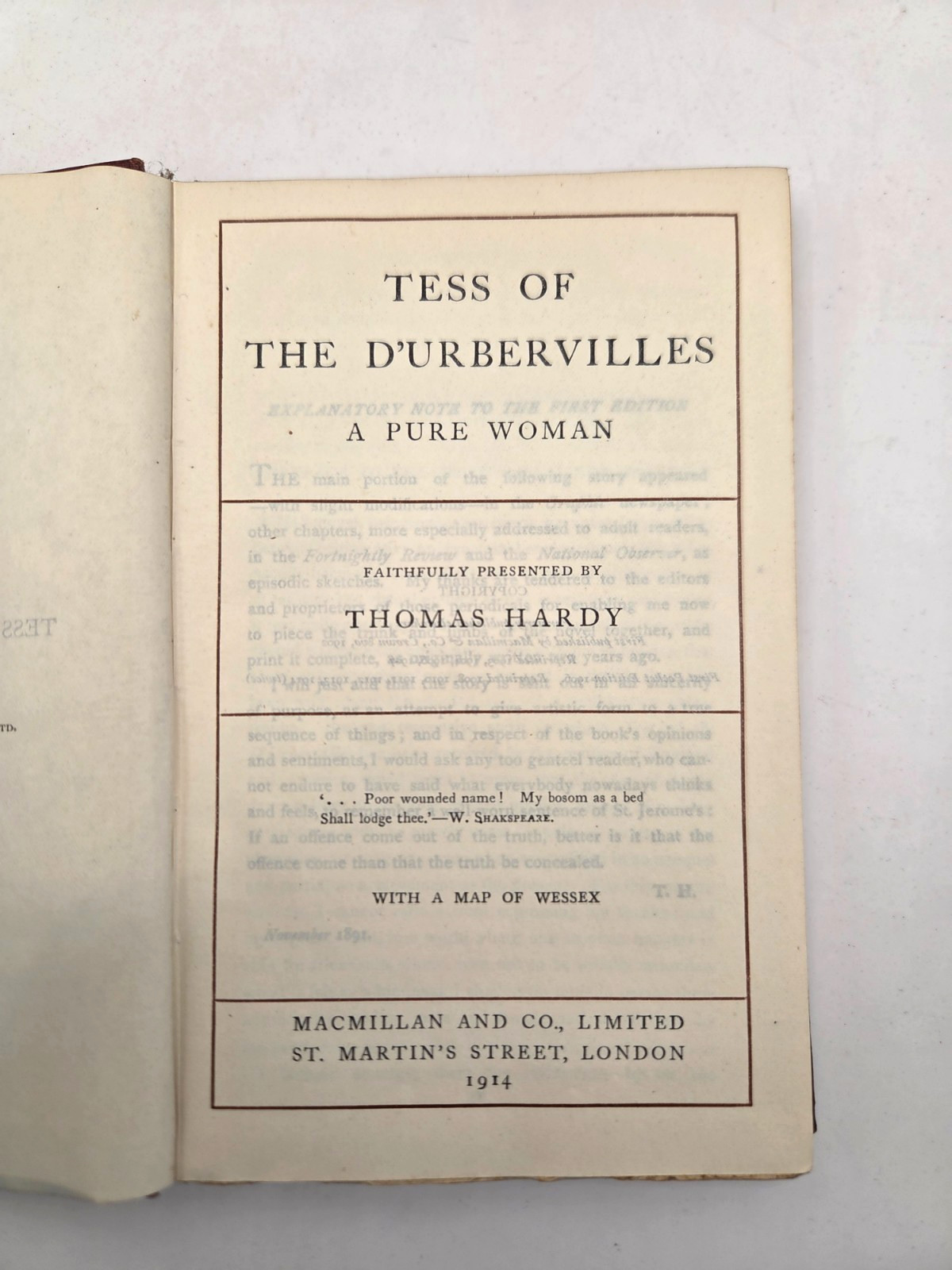 4 x antique THOMAS HARDY books (1907-1914) vintage hardback novels job lot set