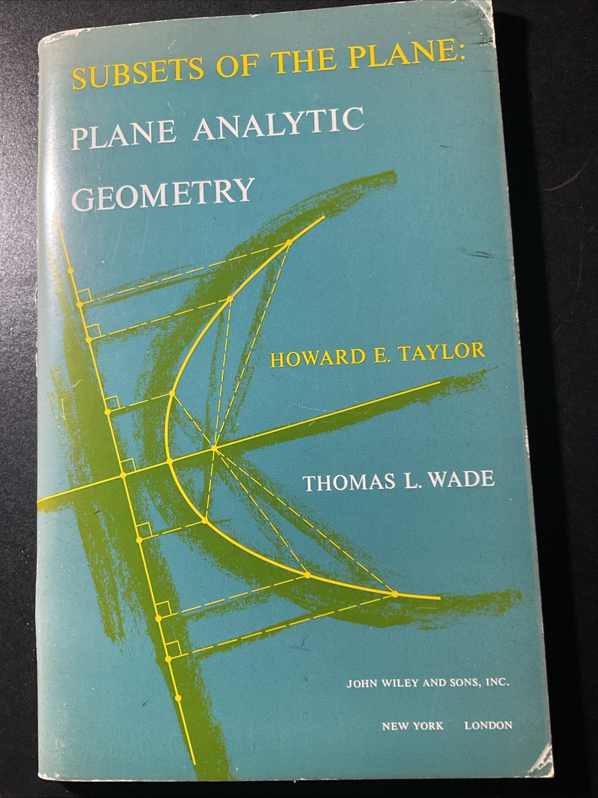 Subsets of the Plane Analytic Geometry Howard E Taylor PPB 1962/ B2521