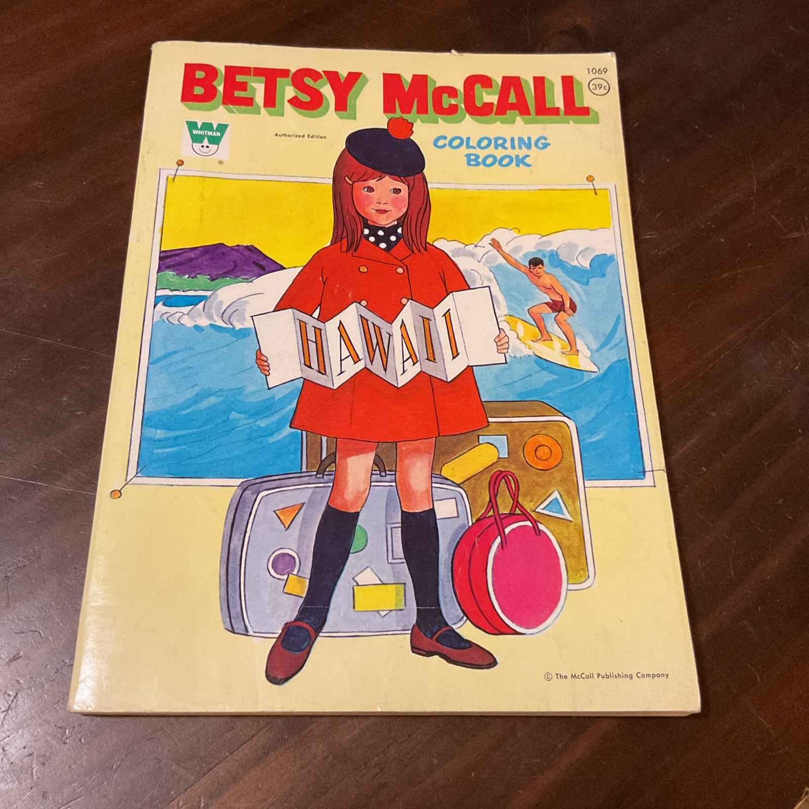 Whitman 1971 Betsy McCall Vintage Coloring Book McCall Publishing Lightly Used