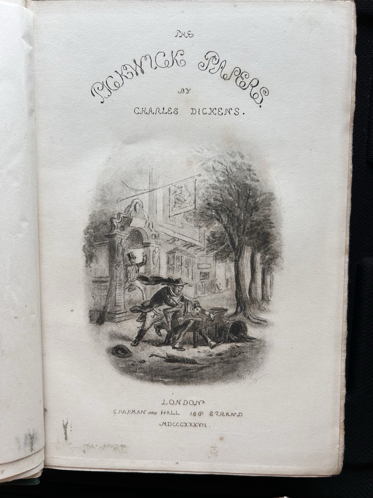 Charles Dickens PICKWICK PAPERS Victoria Edition 1887 2 Vol Set Illustrated