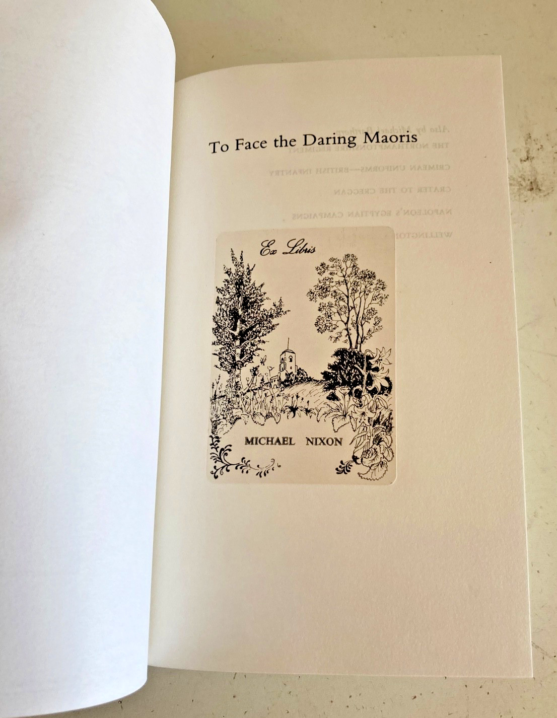 TO FACE THE DARING MAORIS . MICHAEL BARTHORP . 1979 1st EDITION HARDBACK