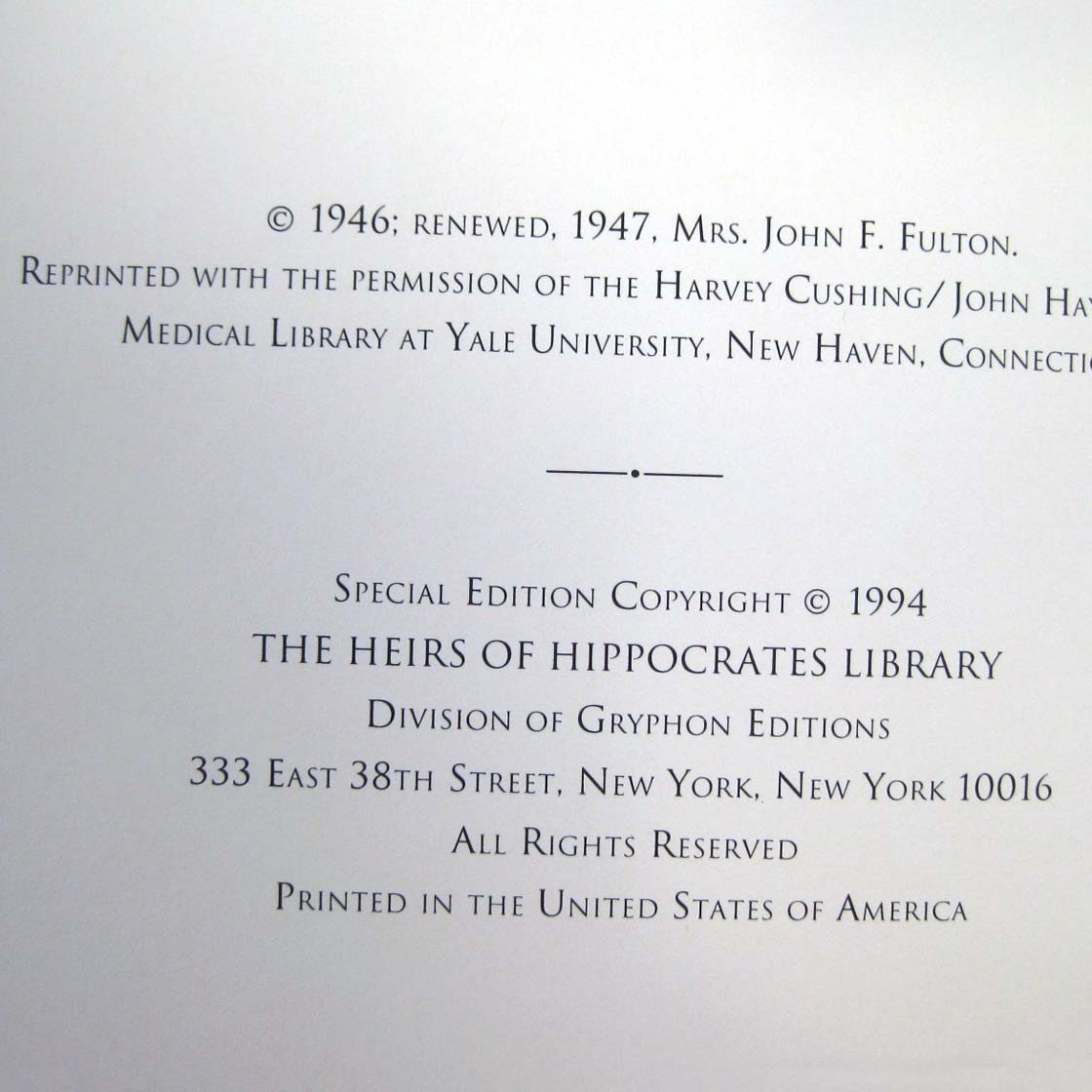 The Heirs Of Hippocrates Gryphon Editions 3 Leather Bound Volumes Cushing Osler