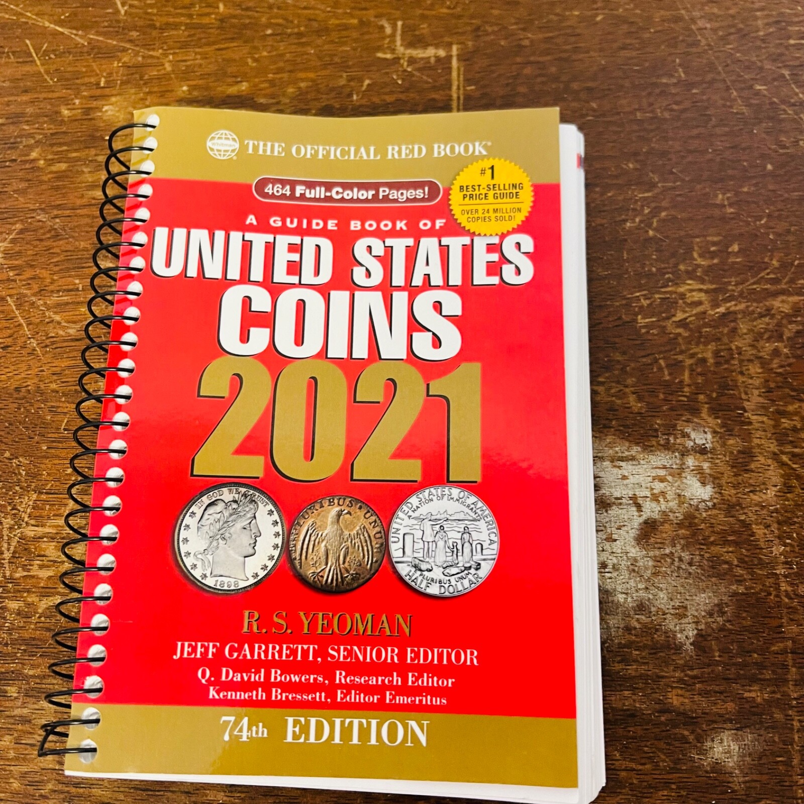 2021Red Book of U.S. Coins by R.S. Yeoman and Kenneth Bressett 74th Edtn