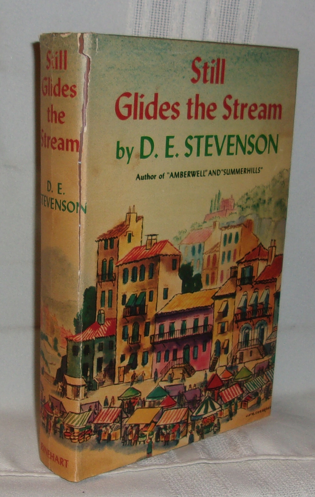 D.E. Stevenson STILL GLIDES THE STREAM First U.S. edition 1959 Scottish Novel