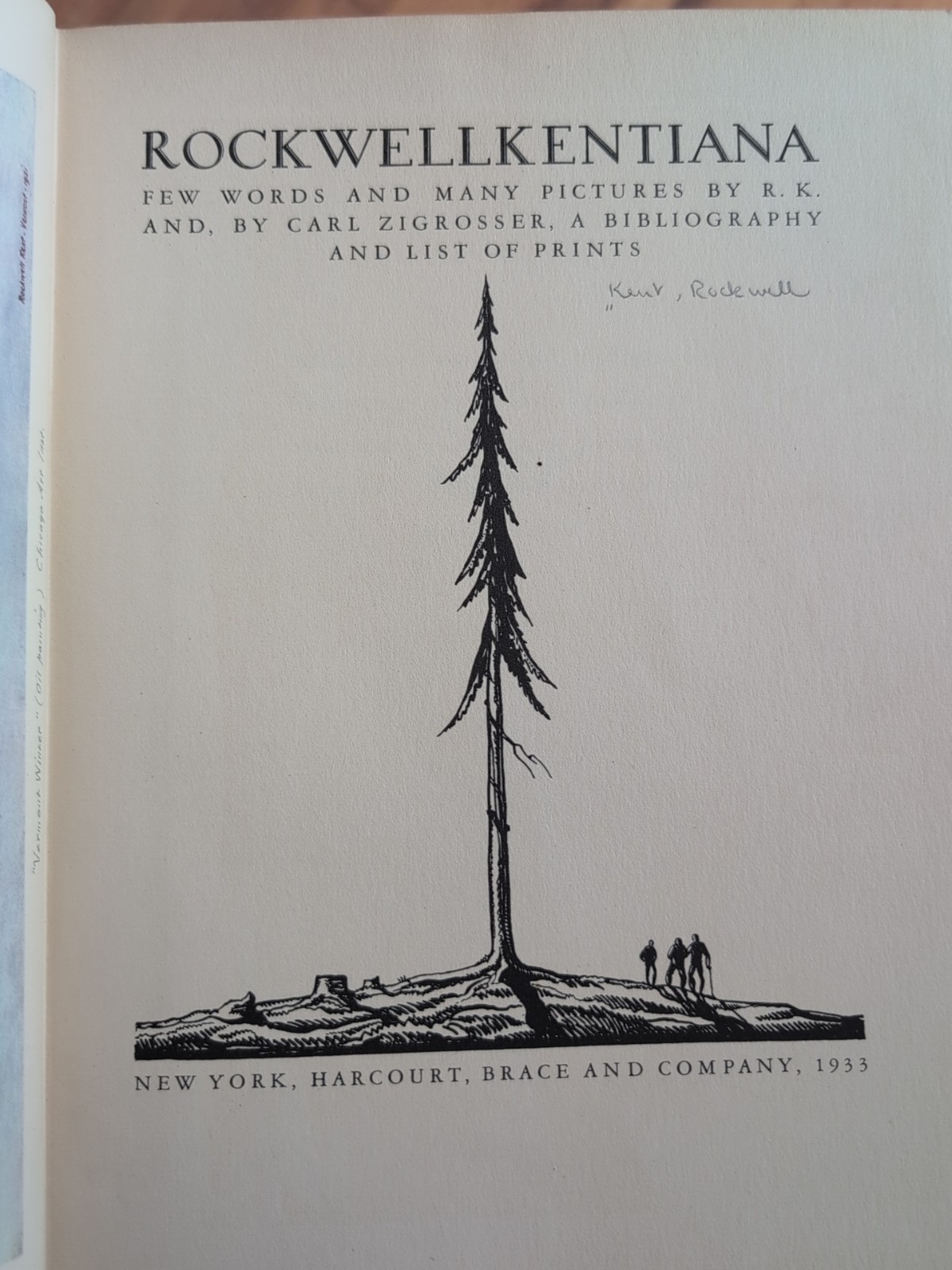 ROCKWELLKENTIANA 1933 Rockwell Kent SIGNED 1st Ed Loaded w/ Woodcuts