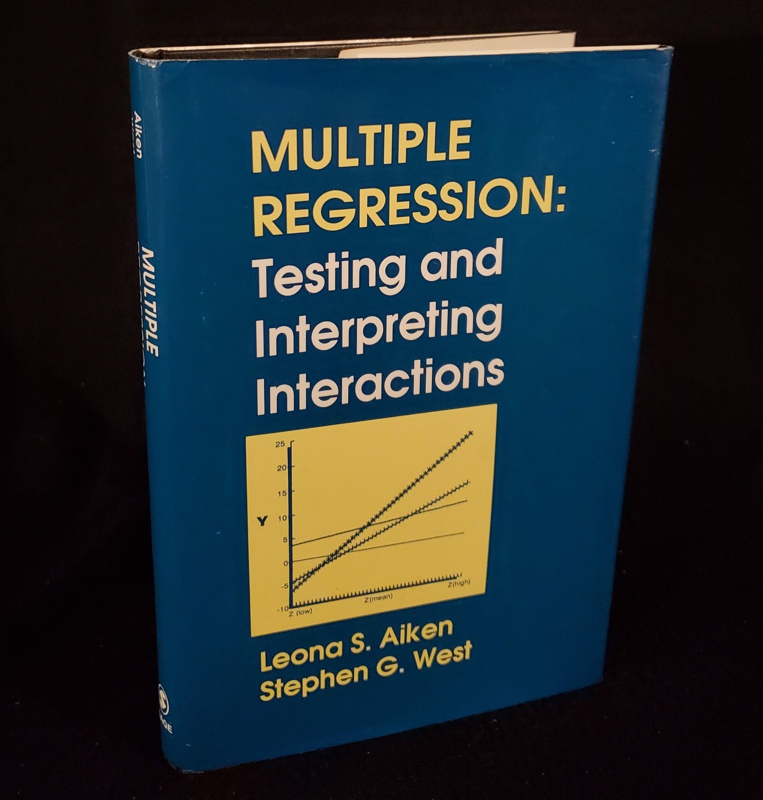 Multiple Regression: Testing and Interpreting by Leona Aiken 1991 1st Print HCDJ