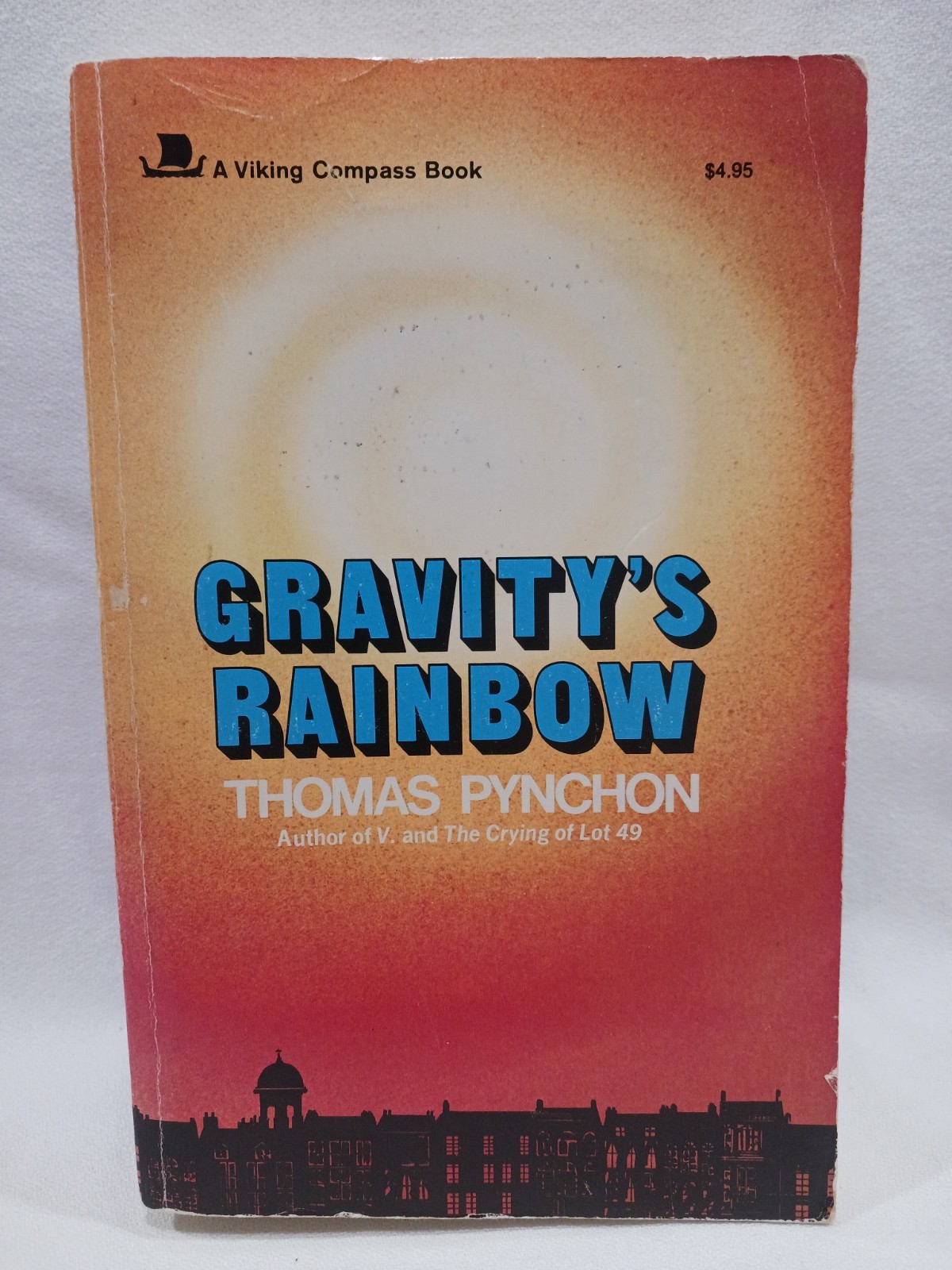 Thomas Pynchon Gravity’s Rainbow 1973 Trade Paperback TPB 4th Print $4.95 Cover