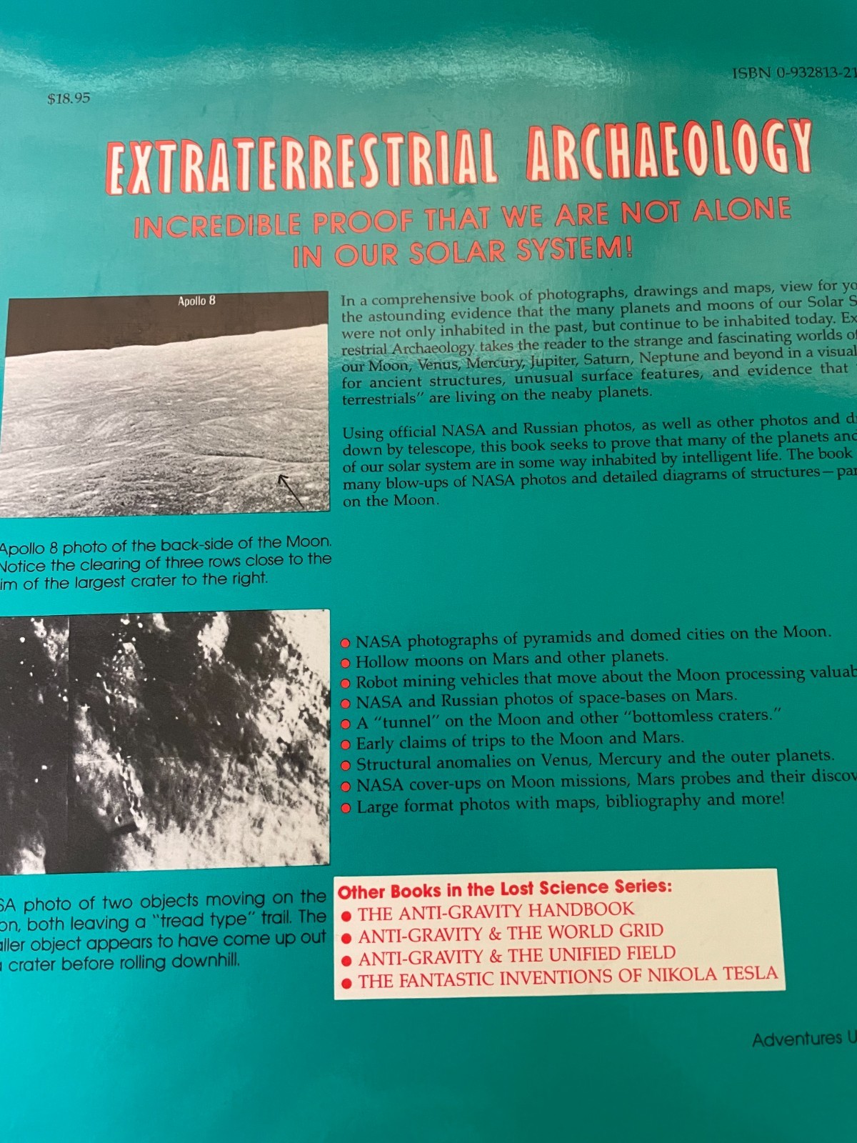 Extra-Terrestrial Archaeology by David Hatcher Childress Paperback Author Signed