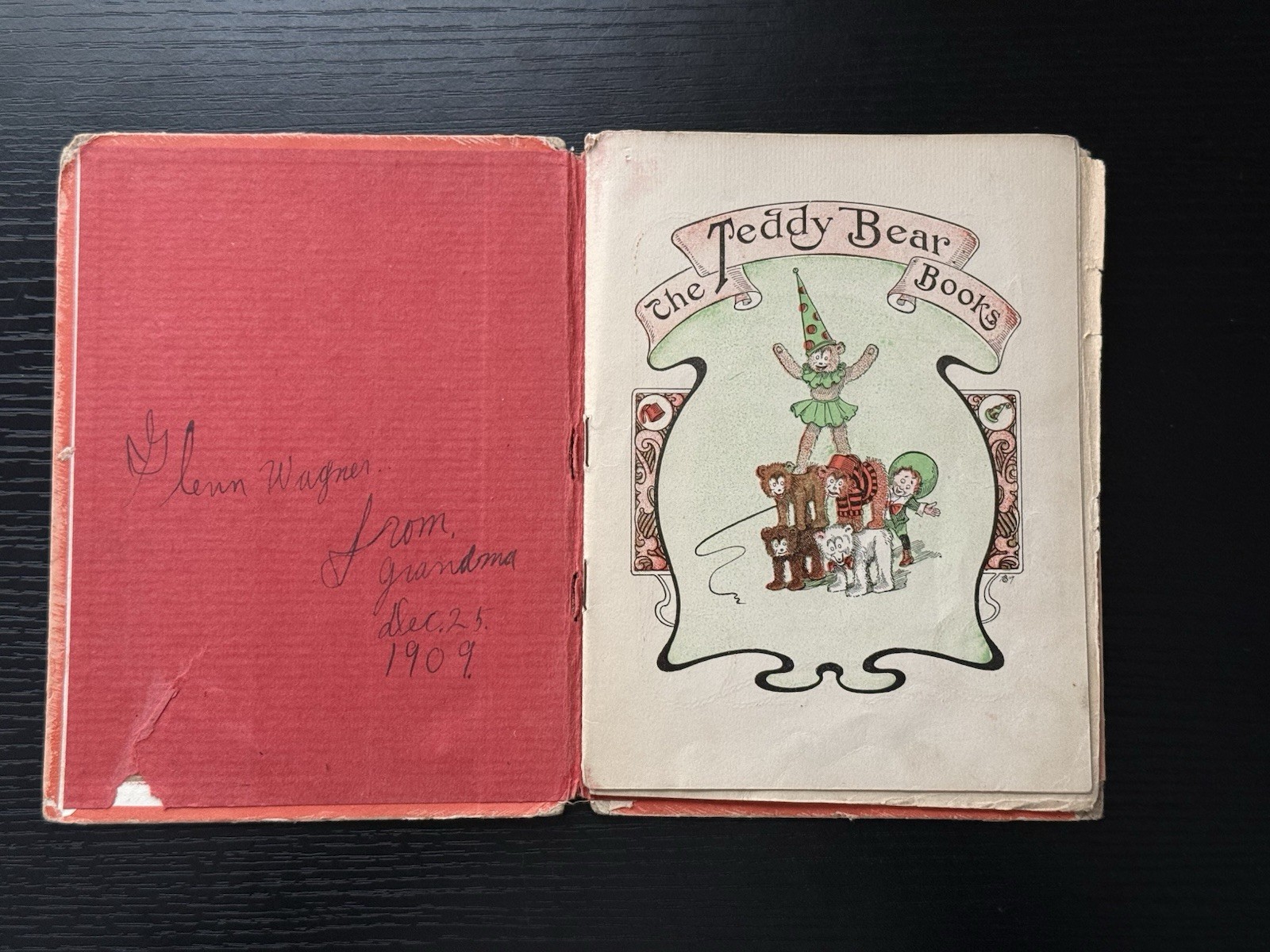 (3) 1907 “The Teddy Bears…” Hardcover Children’s Books The Reilly & Britton Co