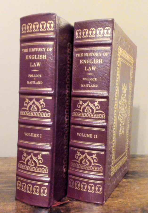 1982 Legal Classics Library: History Of English Law Vol. 1 & 2 with Notes