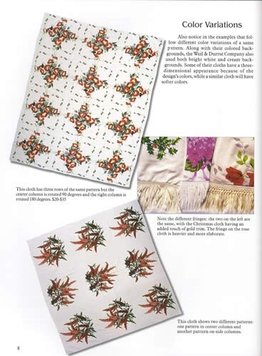 Vintage Elegant Table Linens 1920s-1984 Colorful Textiles – Collector Reference