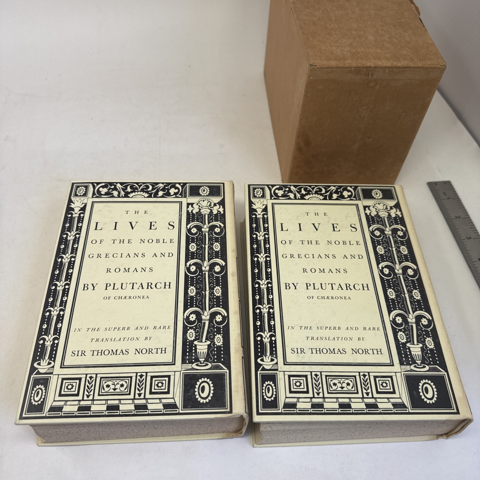 Plutarch’s Lives Translated by Sir Thomas North Heritage Press Boxed Set