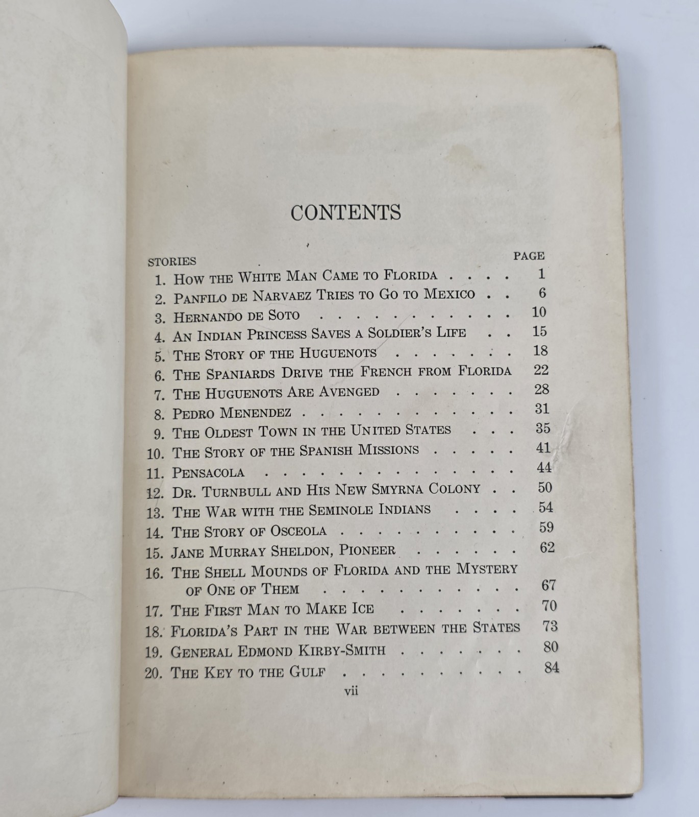 R J Longstreet Stories of Florida 1931 History Hardcover Book Illustrated
