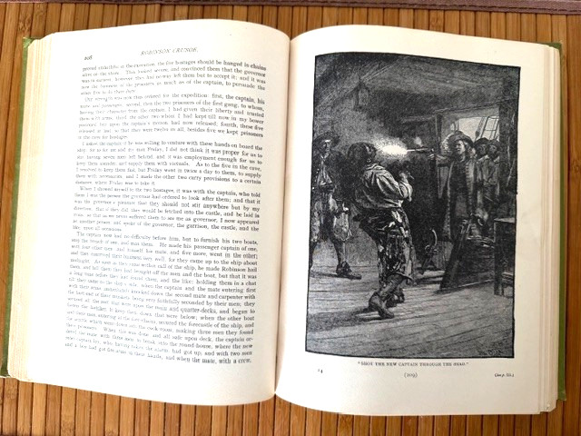 Robinson Crusoe – Daniel Defoe 1908 Henry Altemus- BOOK beautifully Illustrated